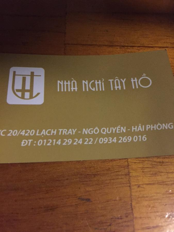 Motel Tay Ho Thành phố Hải Phòng Ngoại thất bức ảnh